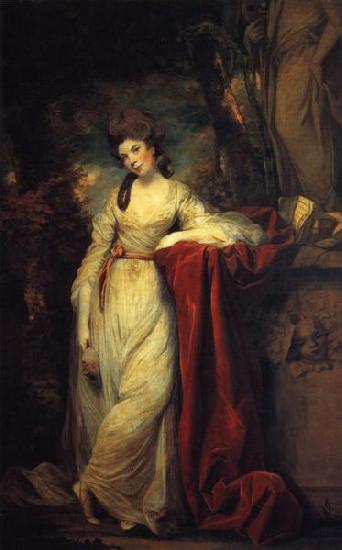 Sir Joshua Reynolds Portrait of Mrs Abington Germany oil painting art